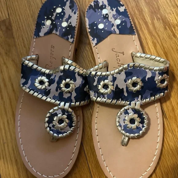 NWOT Jack Rogers Camouflage Sandals - Picture 1 of 4